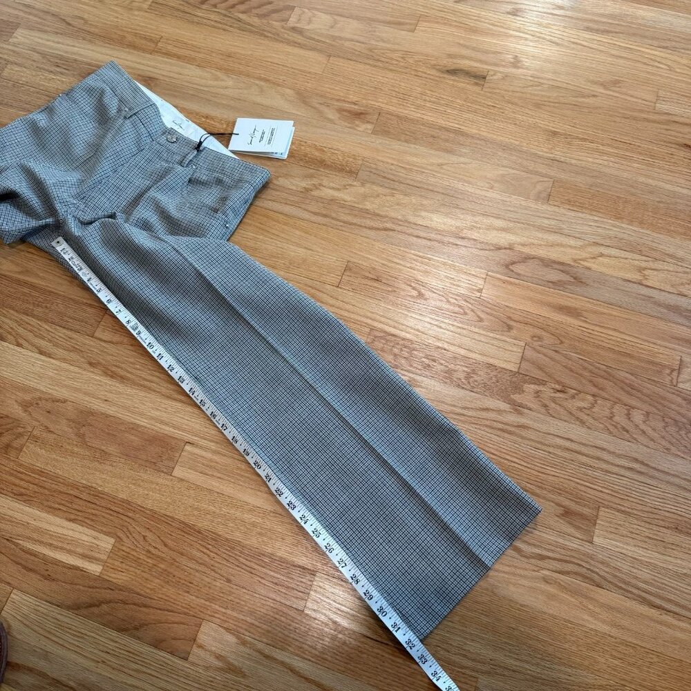 Second Layer Valluco Houndstooth Wool Trousers Mu… - image 4